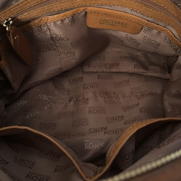 Vintage leather Michael Kors bowler bag - Picture 6 of 16